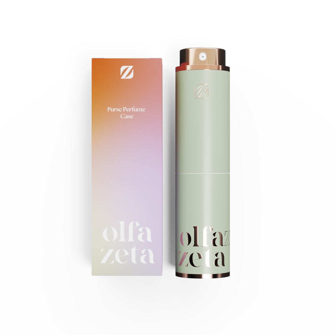 Parfüm-Taschenetui – Modern - Grün