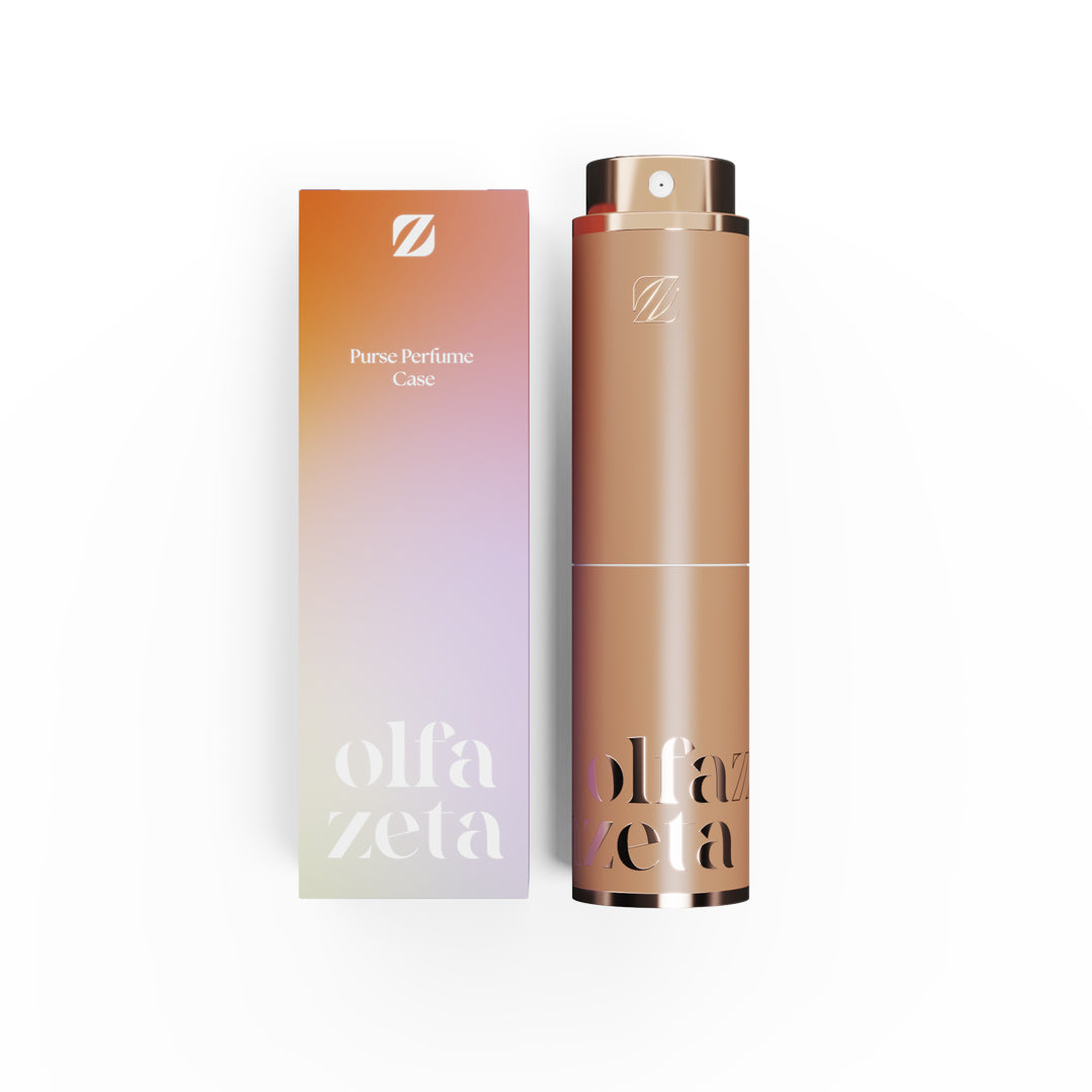 Parfüm-Taschenetui – Modern - Orange