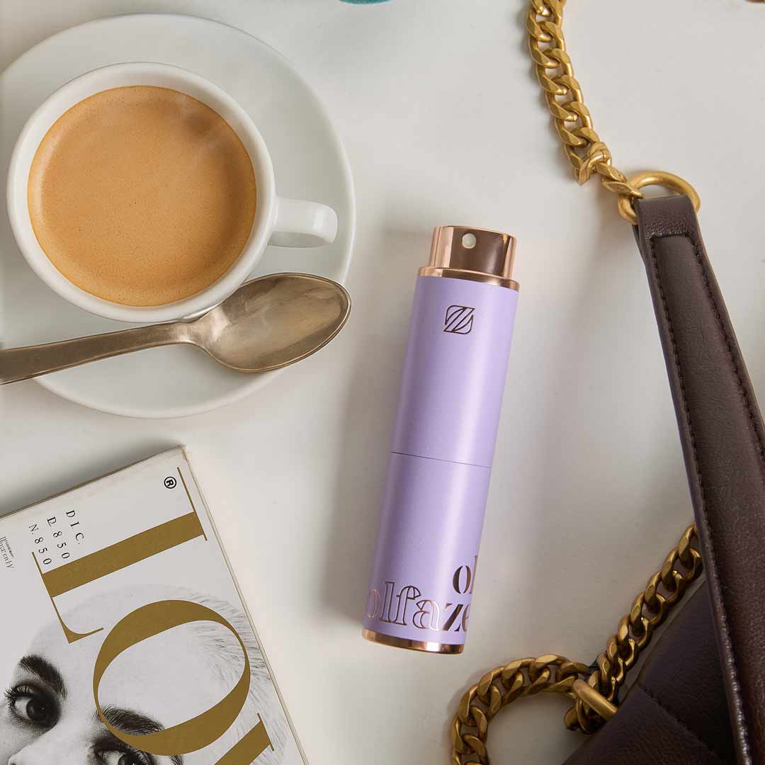 Parfüm-Taschenetui – Modern - Lila