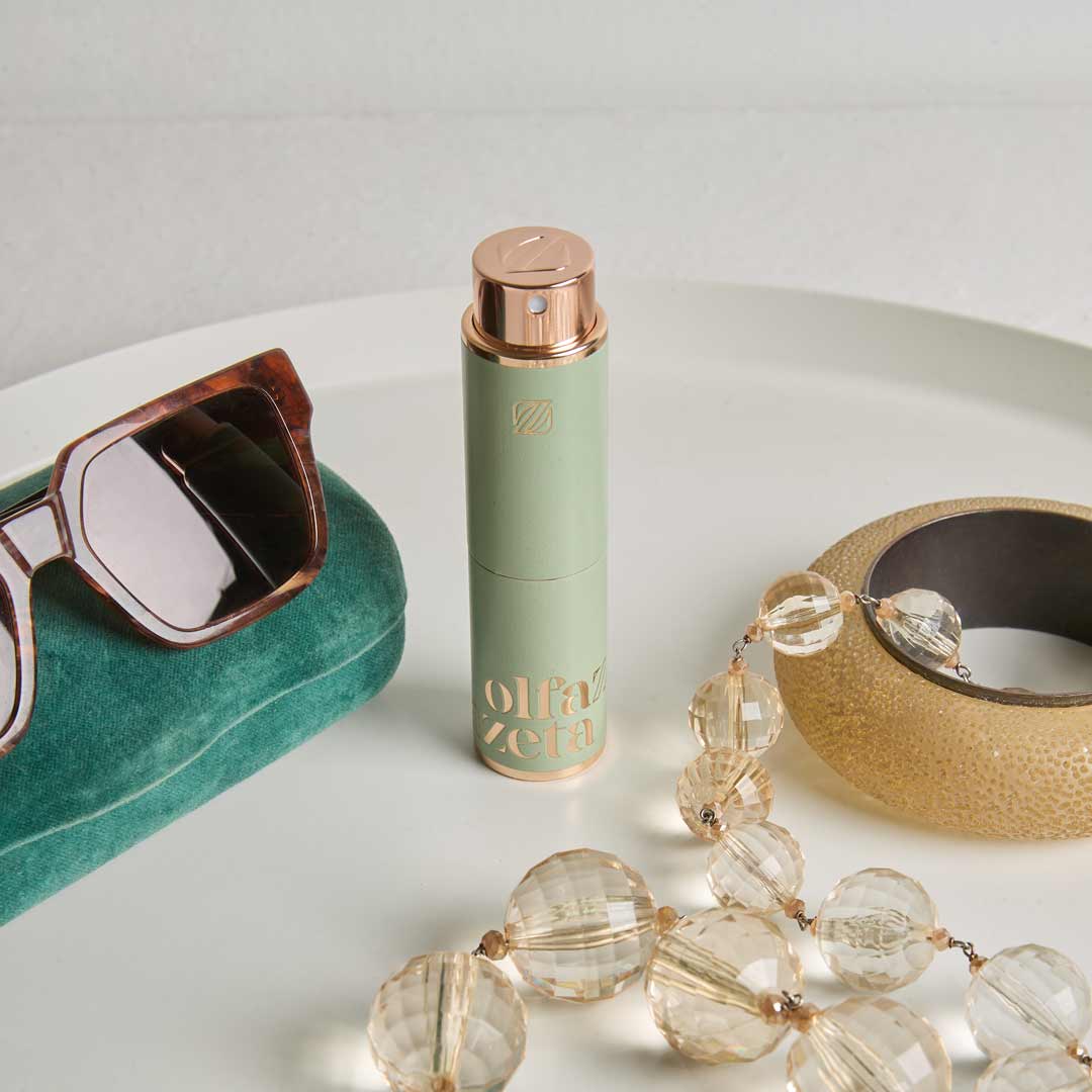 Parfüm-Taschenetui – Modern - Grün