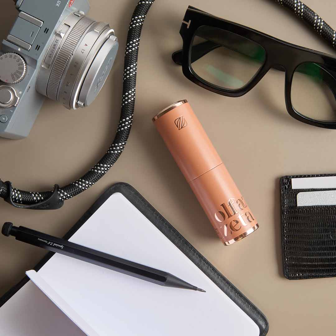 Parfüm-Taschenetui – Modern - Orange