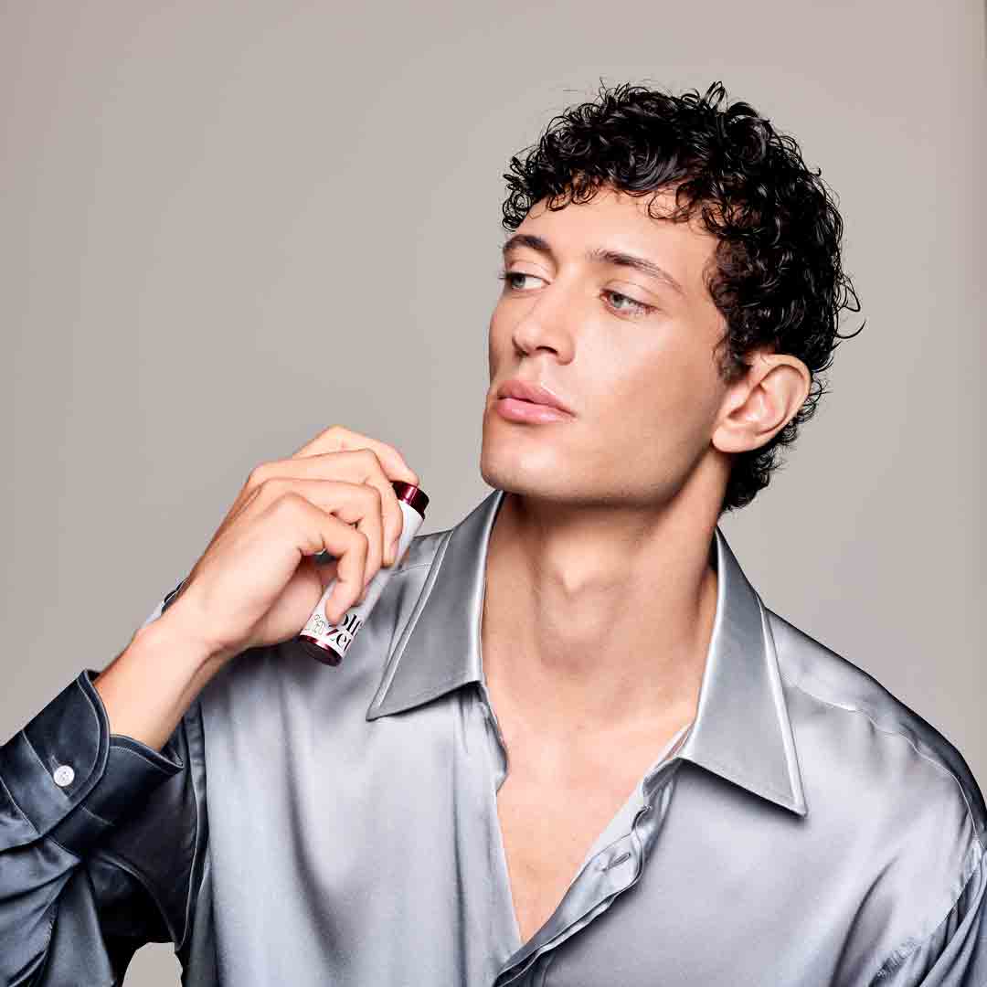 Parfüm-Taschenetui – Modern - Taubengrau