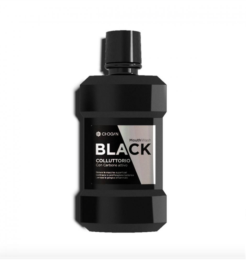 BLACK activated charcoal mouthwash