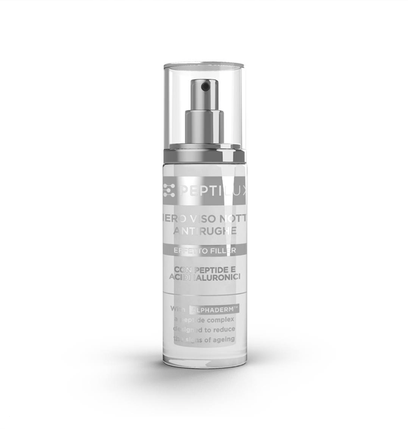 Peptilux – anti-wrinkle night serum “filler effect” with ALPHADERM™